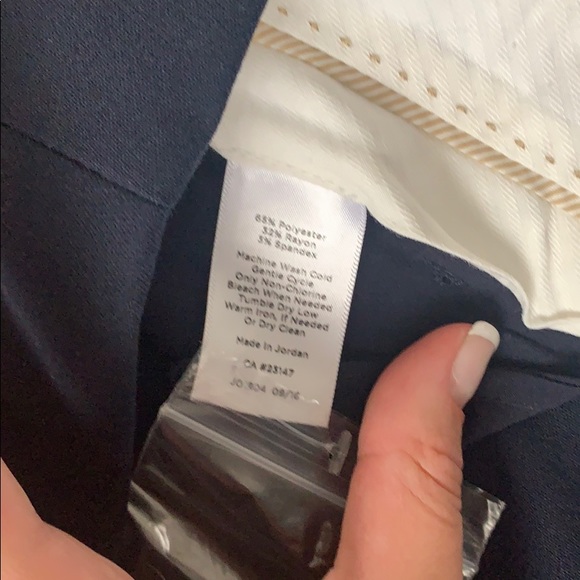Talbots Windsor Navy Pant - Picture 5 of 6